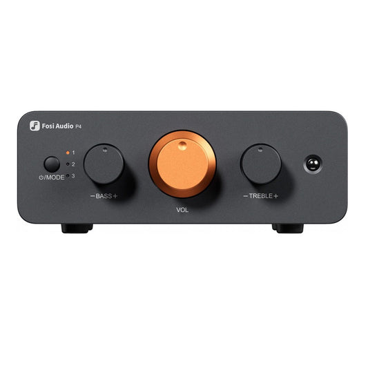 Preamplificador de Audio Estéreo con RCA y Sub Out - Fosi Audio P4 Mini