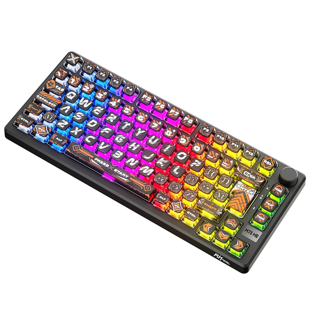 Teclado Magnético Gamer 75% RK RKM75 HE - Royal Kludge