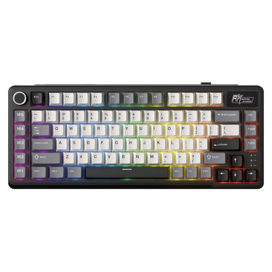Teclado Mecánico Inalámbrico RK L75 Knight Black 75% con Teclas Macros – Royal Kludge