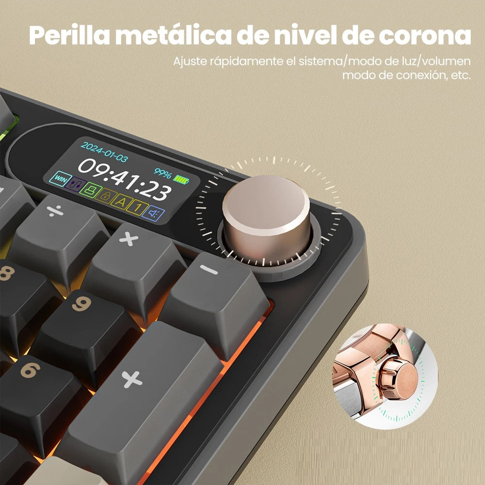 Teclado Mecánico Inalámbrico RK S98 Phantom 96% Español – Royal Kludge