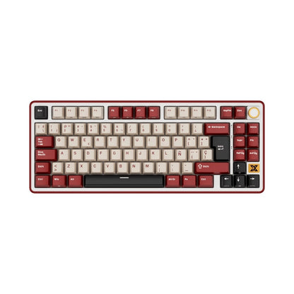 Teclado Mecánico RK Royal Kludge RK X87 Bordeaux Red 87% Español