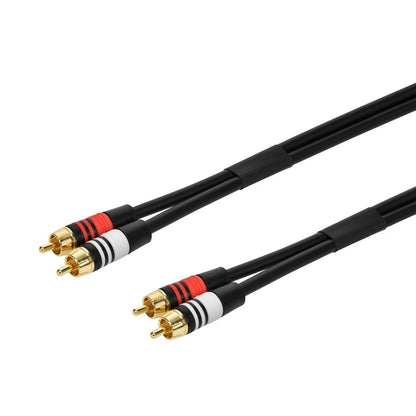 Cable de Audio RCA Macho a 2 RCA Macho 45cm Monoprice Premium