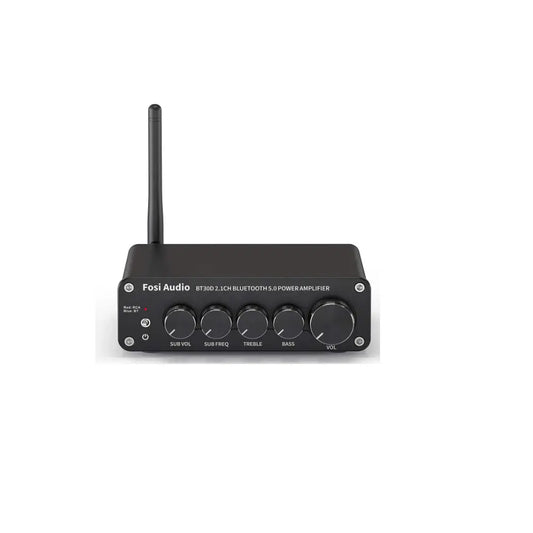 Amplificador de Audio Bluetooth 5.0 de 2.1 canales 50W x 2+100W – Fosi Audio BT30D