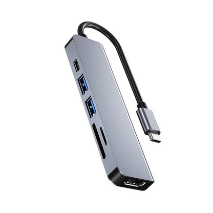 Hub USB 6 en 1 Tipo C con Salida HDMI