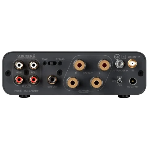 Amplificador de Audio Estéreo Bluetooth con Medidor VU - Fosi